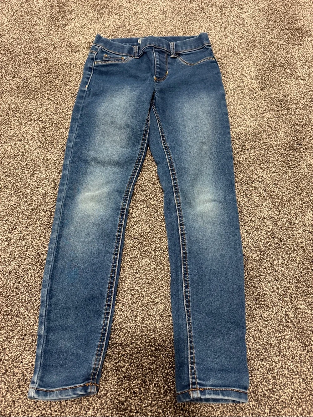 Size Medium 7/8 Wonder Nation Dark Wash Skinny Jegging